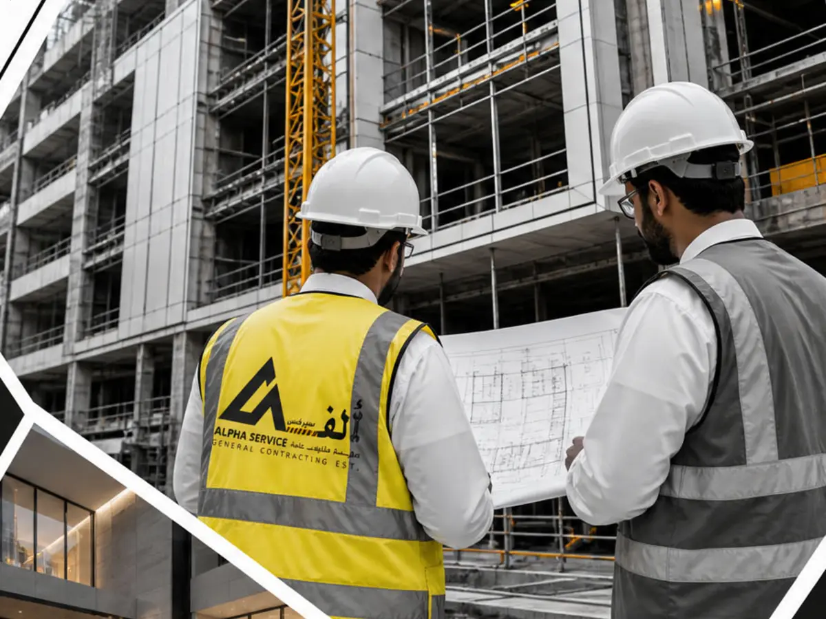 مشروع مقاولات وبنية تحتية لدى ألفا سيرفيس